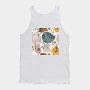 Botanical Pastel Pattern Tank Top